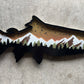 Rainbow Trout Wall Sign/Shelf Plaque