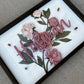 Holman Last Name - Floral Sign