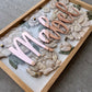 Mabel Floral Nursery Sign - Wood Sign