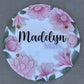 Madelyn All Around Floral Nursery Sign