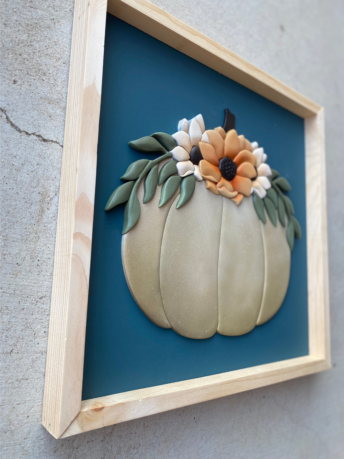Teal Haze Pumpkin