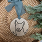 Line Portrait Pet Memorial Ornament