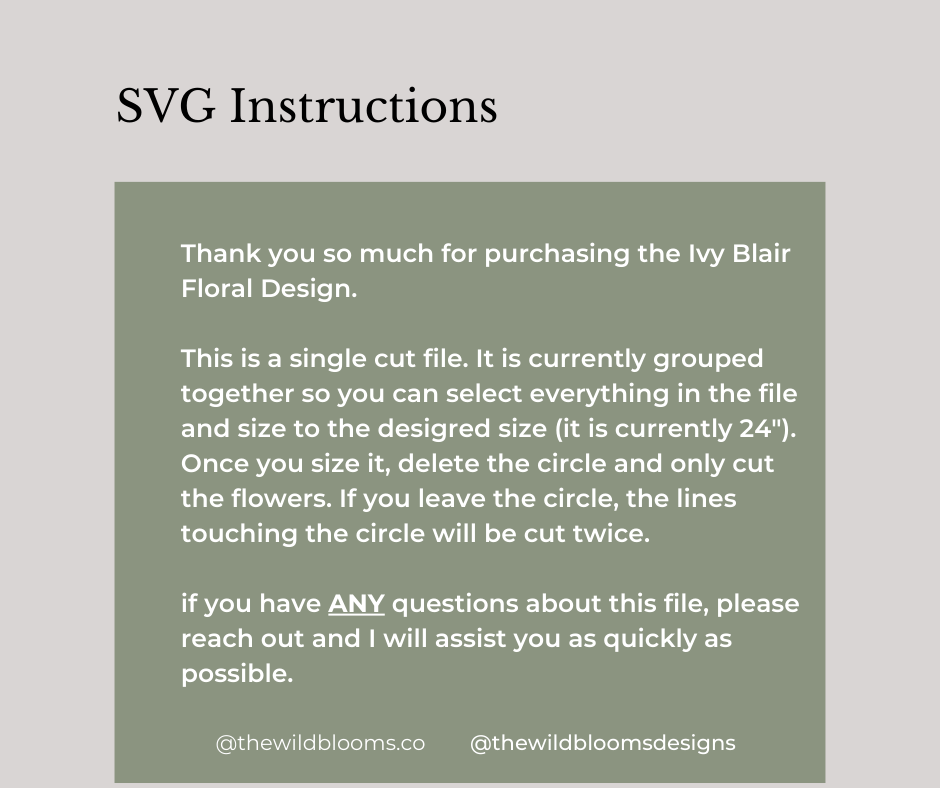 Ivy Blair - Digital Download SVG
