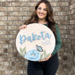 Dakota Floral Nursery Sign - Wood Sign