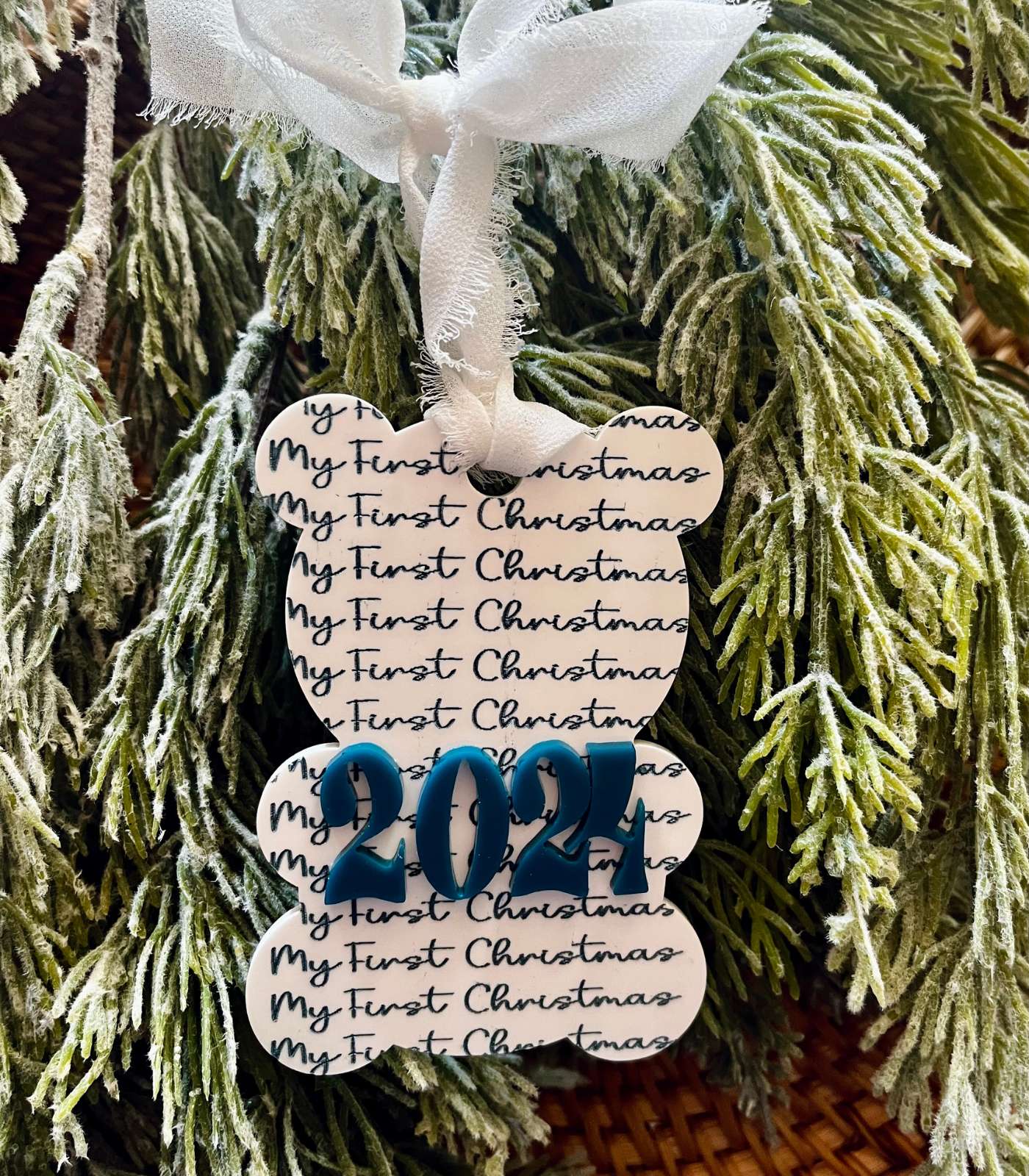 Baby's First Christmas Bear Ornament