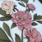 Holman Last Name - Floral Sign