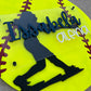 Issabela Softball Nursery Sign