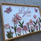 Lyla Rose Wildflower- Wood Sign