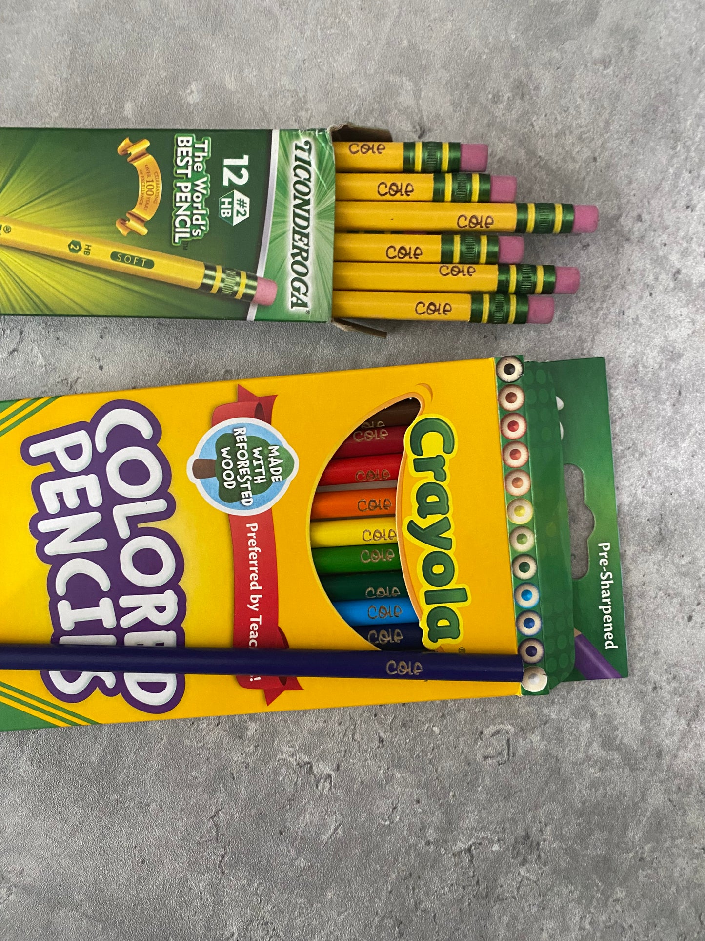 Personalized Engraved Pencils - Back to School