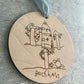 Memory Drawing Line Portrait Ornament