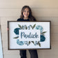 Paulick Floral Name Sign