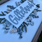 Gilliland Last Name - Greenery Sign