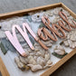 Mabel Floral Nursery Sign - Wood Sign
