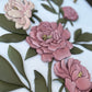 Holman Last Name - Floral Sign