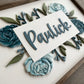 Paulick Floral Name Sign