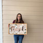 Mabel Floral Nursery Sign - Wood Sign