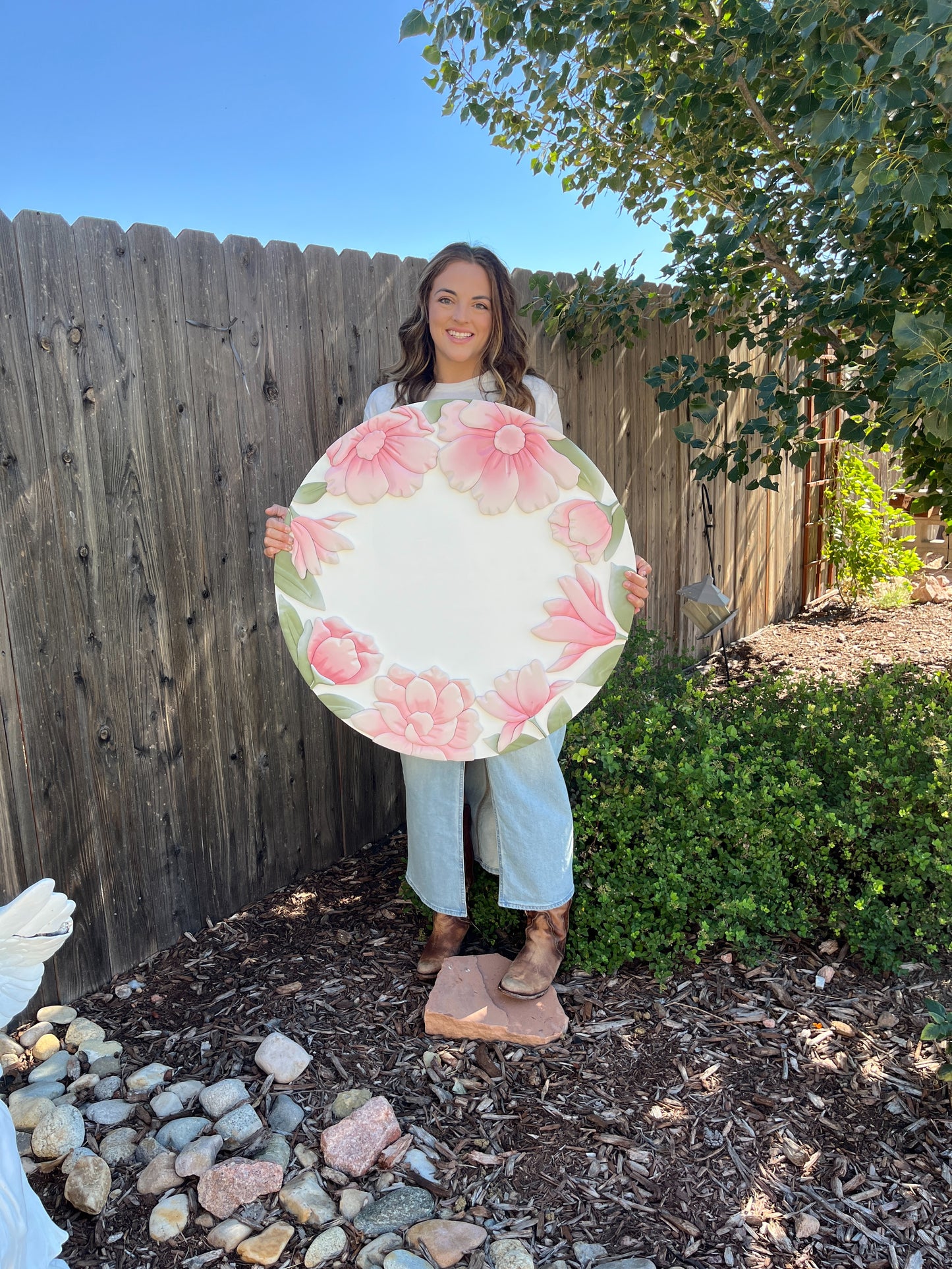 Madelyn All Around Floral Nursery Sign