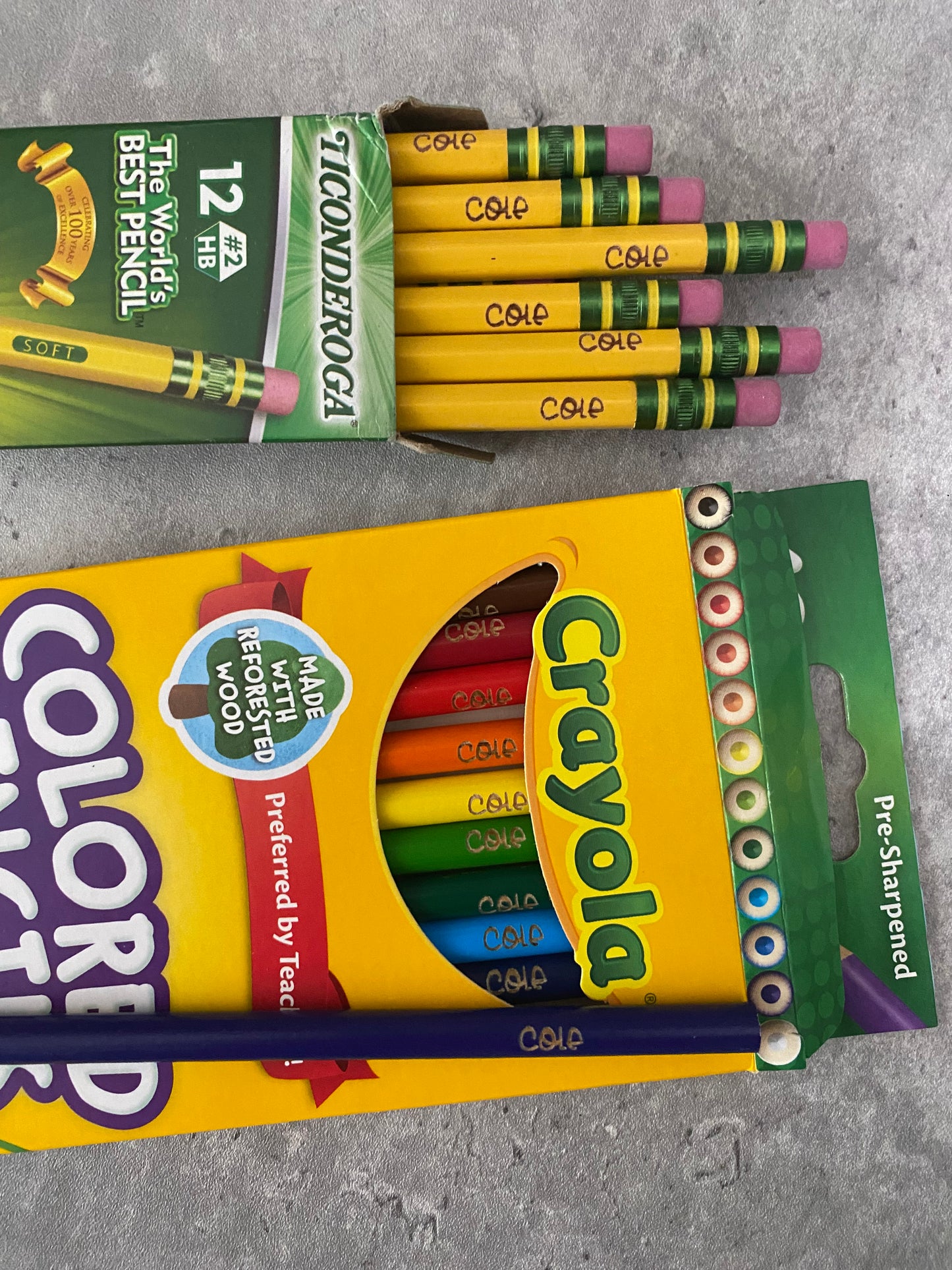 Personalized Engraved Pencils - Back to School