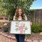Holman Last Name - Floral Sign