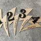 Lightening Bolt Milestone Markers