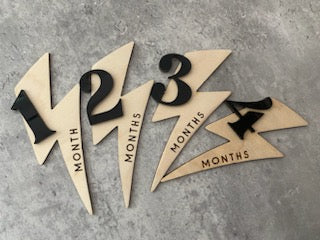 Lightening Bolt Milestone Markers