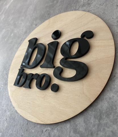 Big Sis / Big Bro Announcement Signs