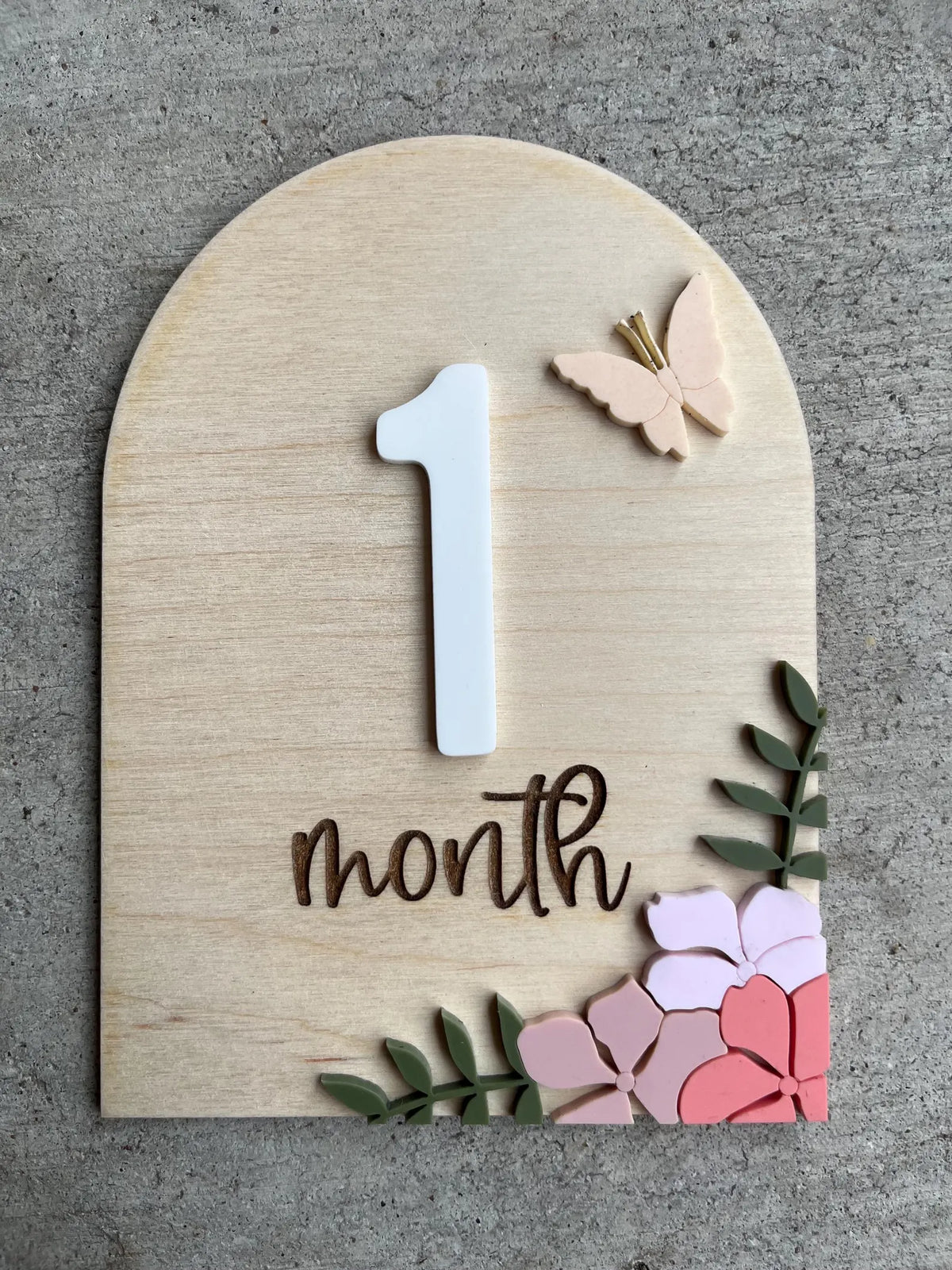 Birth Stat Floral Arch -  Digital Download SVG