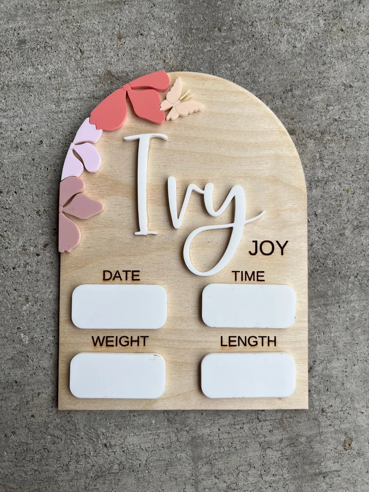 Birth Announcement Bundle -  Digital Download SVG