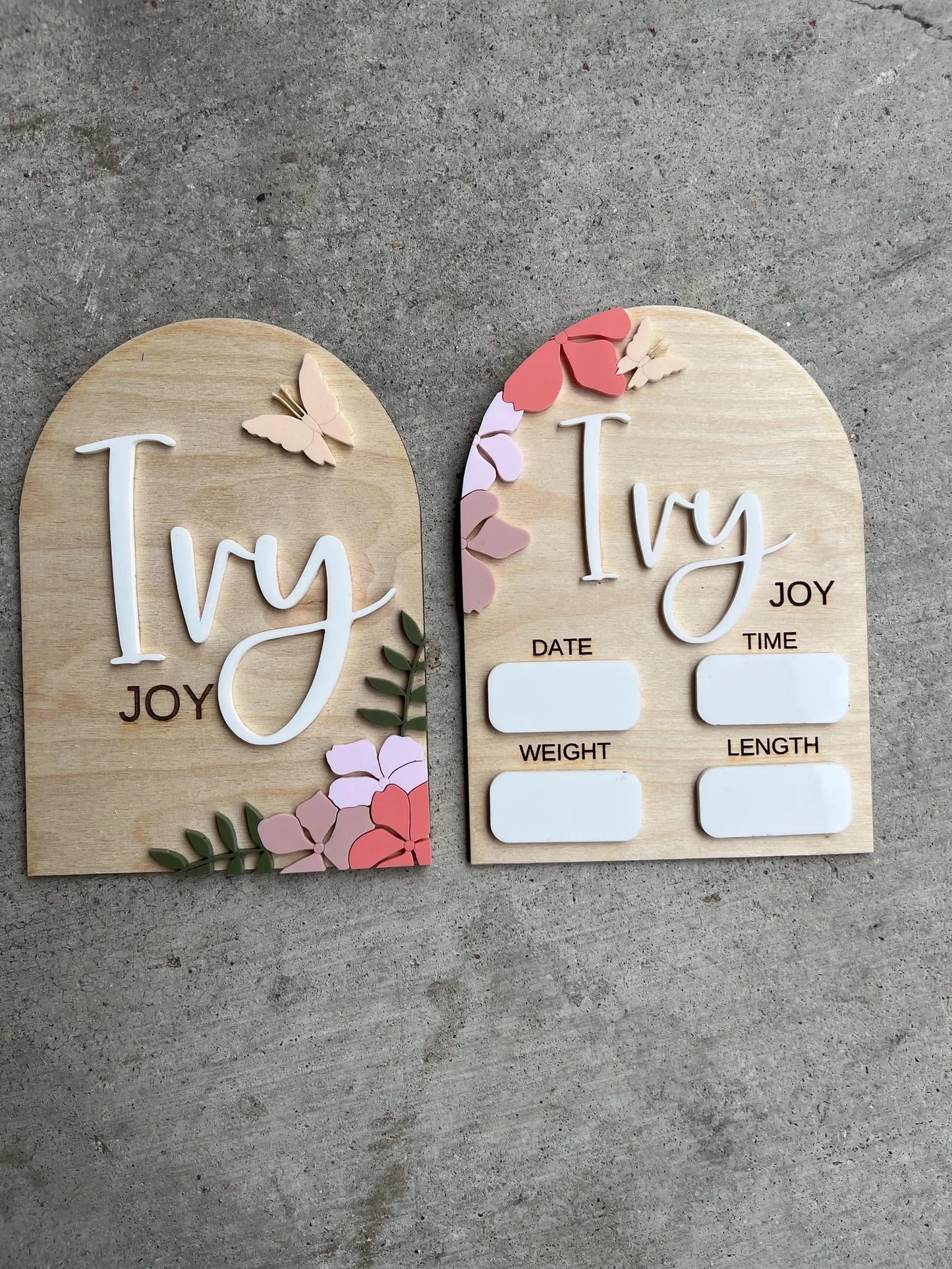 Birth Announcement Bundle -  Digital Download SVG