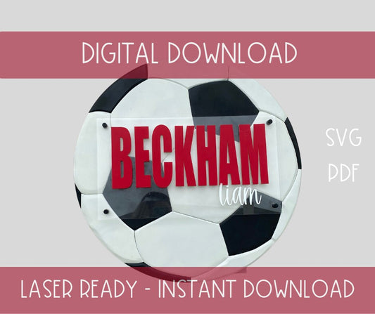 Beckham Soccer Ball - Digital Download SVG