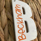Personalized Letter Name Backpack Tag - Keychain- Back to School