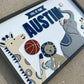 Austin Sporty Animals Nursery Sign