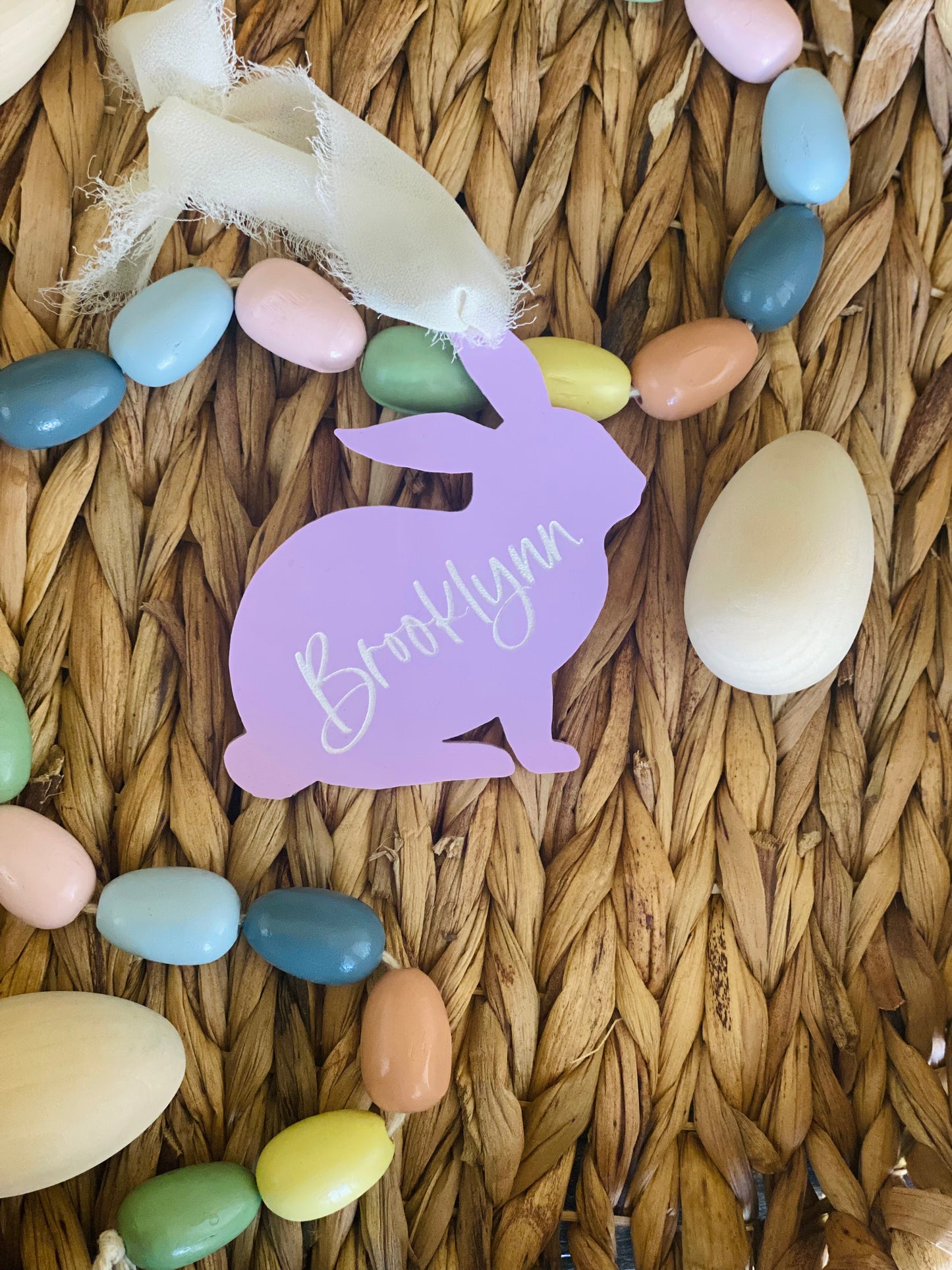 Personalized Easter Name Tags - Bunny