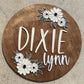 Addilynn Floral Nursery Sign - Wood Sign