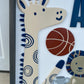 Austin Sporty Animals Nursery Sign
