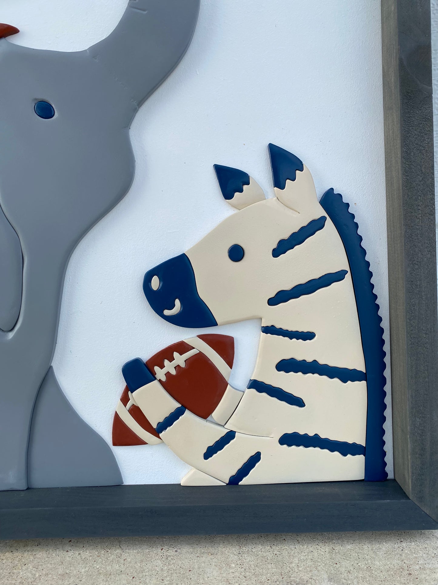 Austin Sporty Animals Nursery Sign