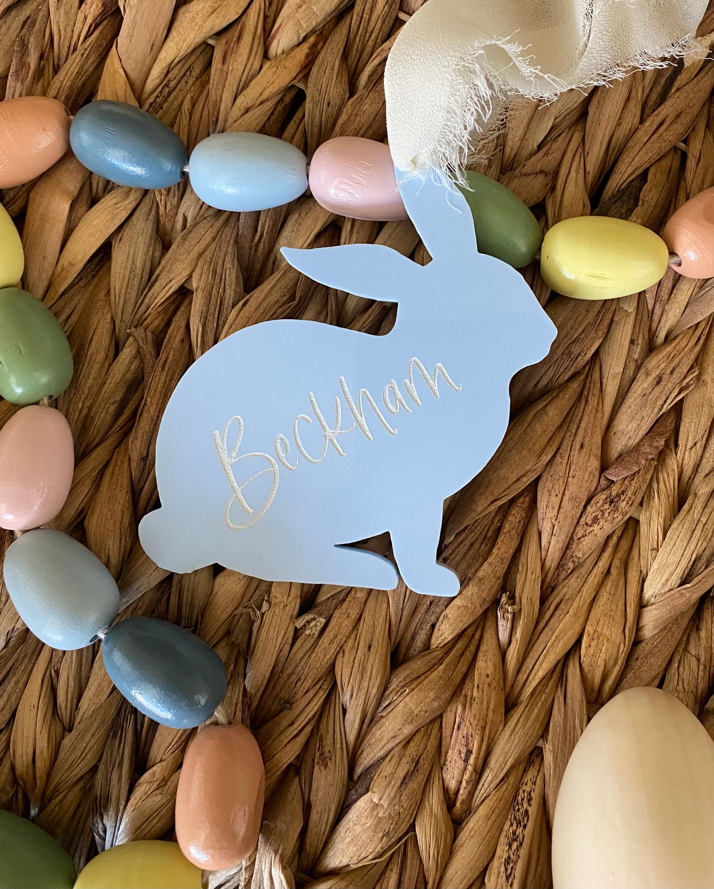 Personalized Easter Name Tags - Bunny