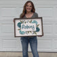 Robins Floral Name Sign