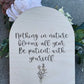 Blooms All Year Arch Sign