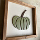 Fall Pumpkin Wood Sign