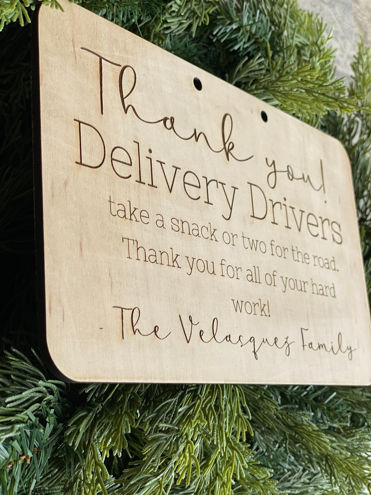 Thank You Delivery Drivers