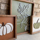 Fall Pumpkin Wood Sign