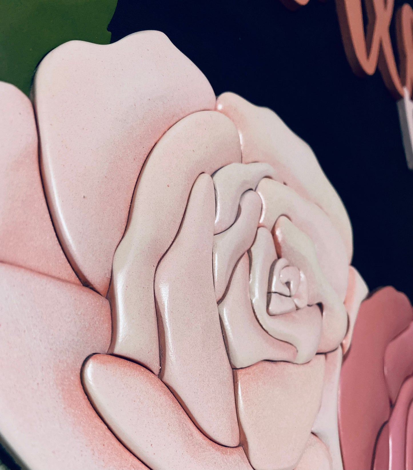 Khaleah Triple Rose Nursery Sign