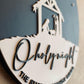 O Holy Night - Wood Sign