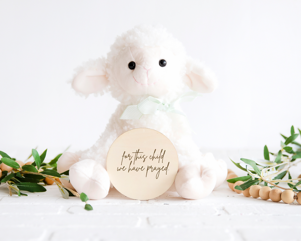 Pregnancy & Birth Announcement - For This Child