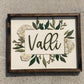 Vallie Floral Name Sign