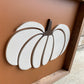 Fall Pumpkin Wood Sign