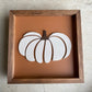 Fall Pumpkin Wood Sign