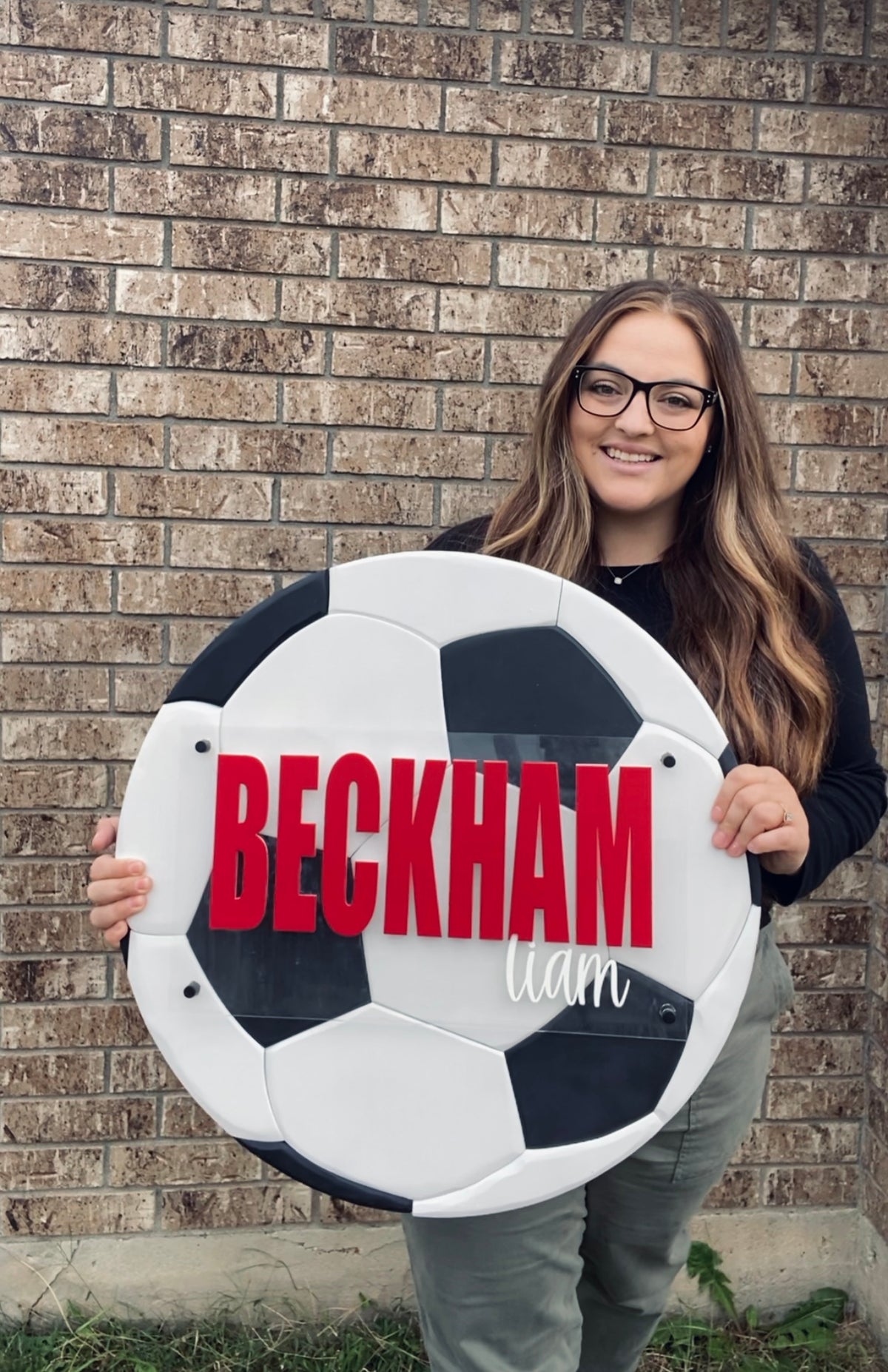 Beckham Soccer Nursery Sign