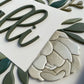 Vallie Floral Name Sign